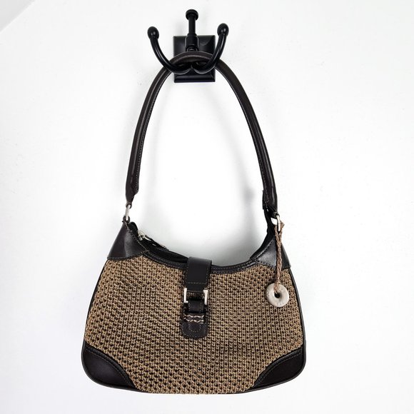 The Sak Handbags - The Sak Taupe Mini Bag Purse 90s Vintage Retro Classic Timeless Boho Minimalist